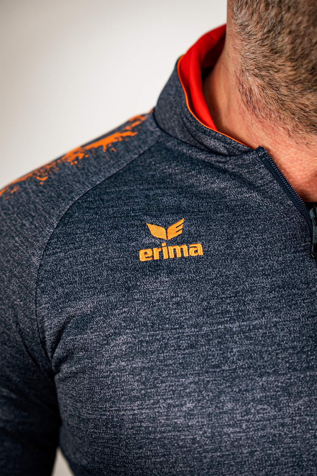 Bluza ERIMA Graffic 5 Gri/Portocaliu [2]