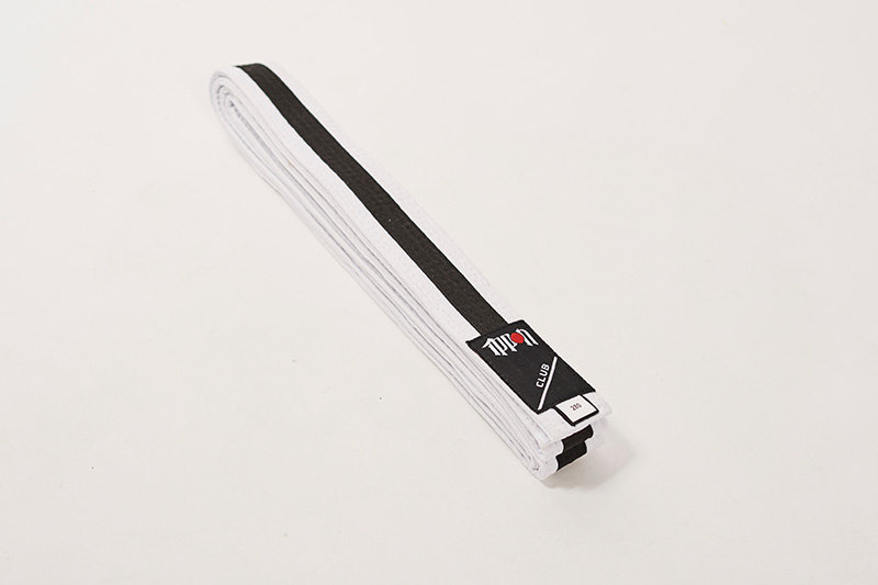 Centura Arte Martiale Ippon Gear Alb/Negru/Alb [1]