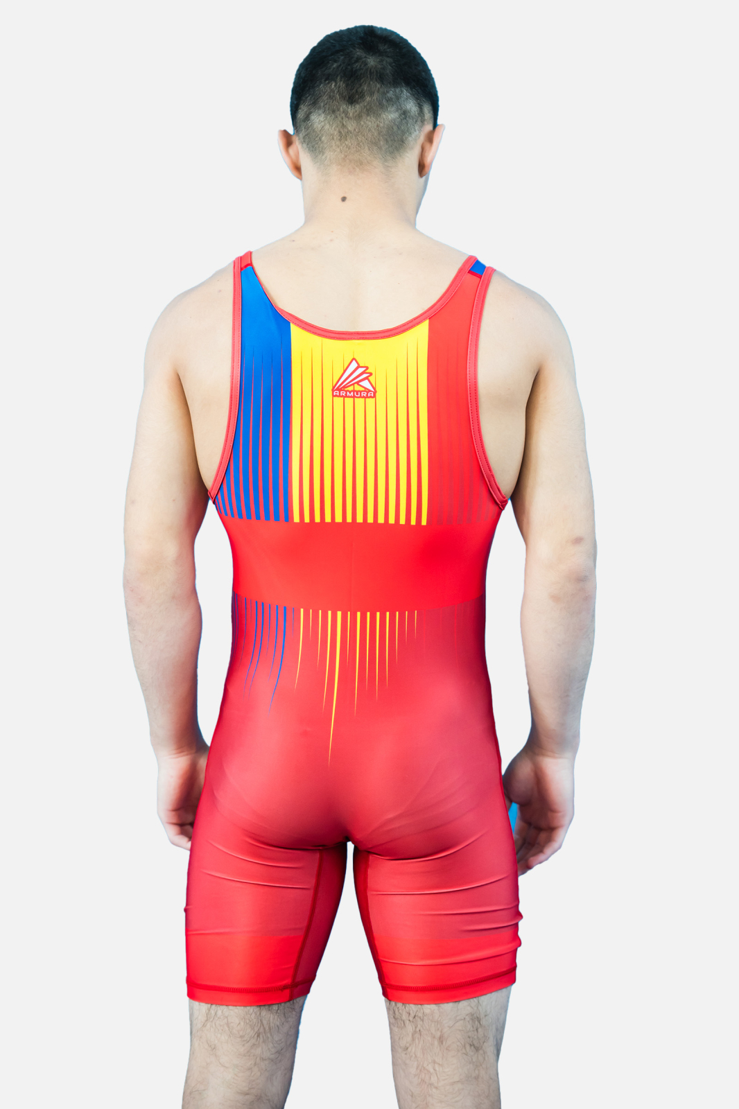 Dres de Lupta Tricolor V2 Seniori Rosu [3]