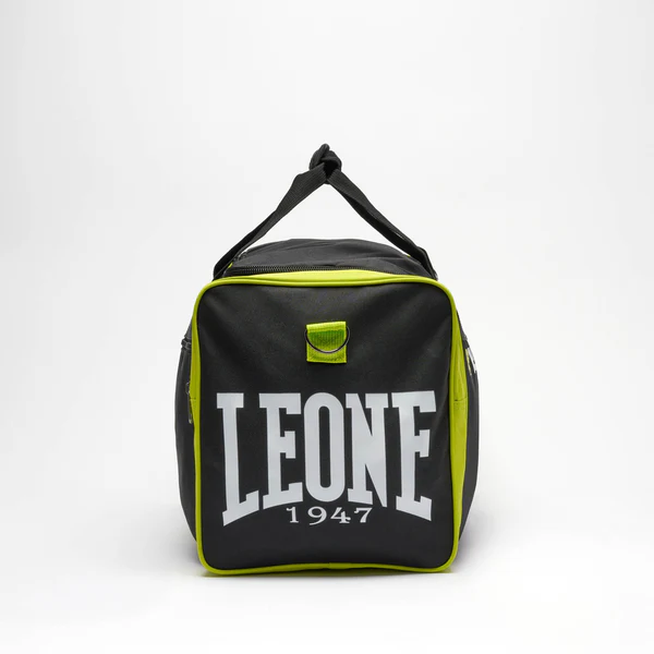 Geanta LEONE Color Block Negru/Verde [1]