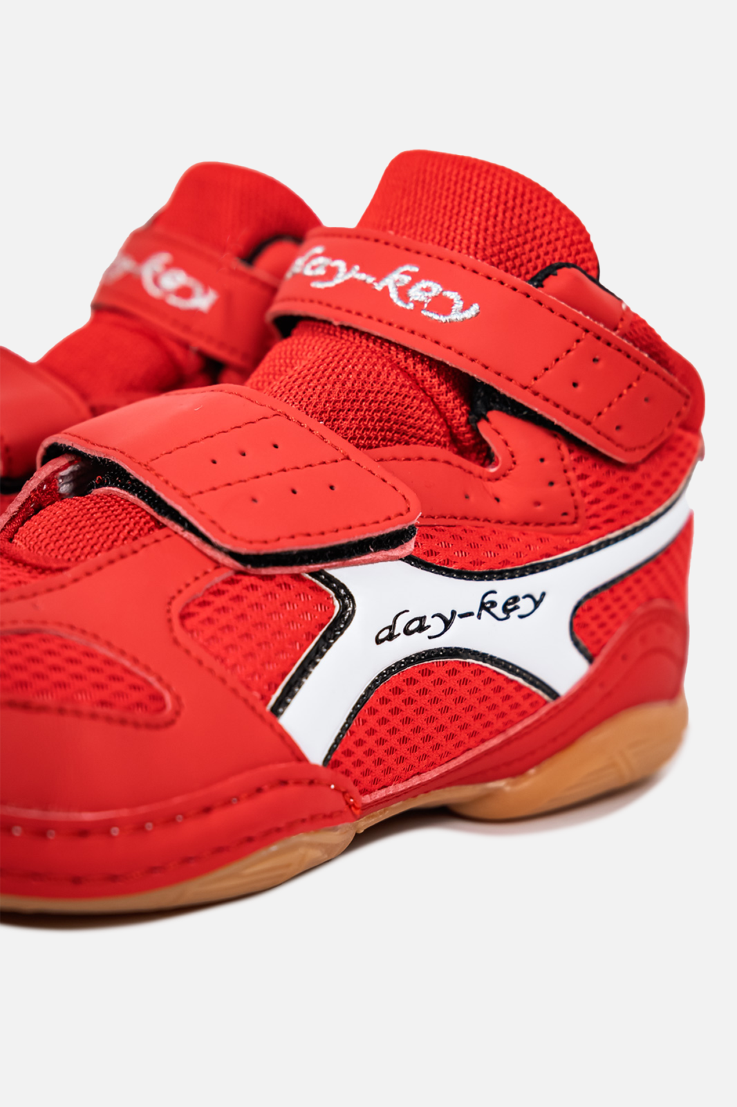 Ghete de Lupte Juniori Rosu/Alb [6]