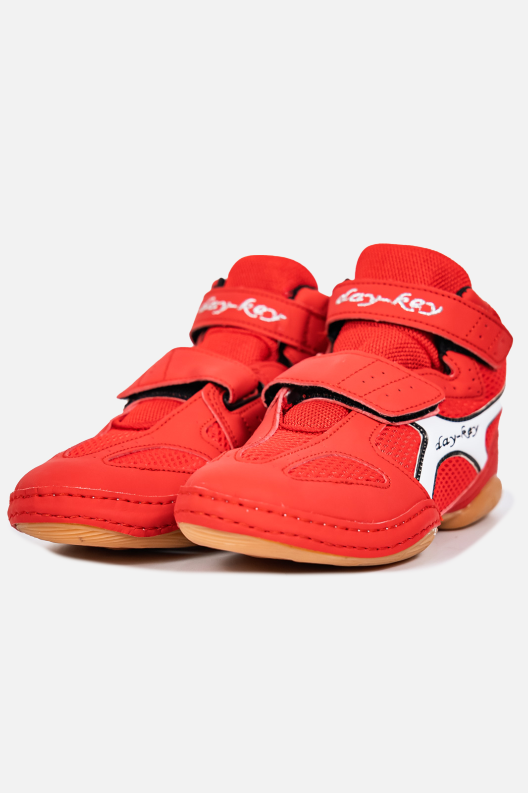 Ghete de Lupte Juniori Rosu/Alb [4]