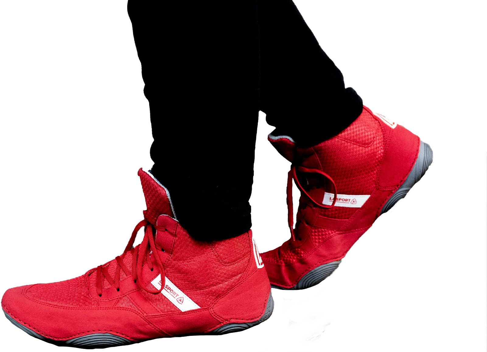 Ghete de Lupte Lasport-Rosu [3]