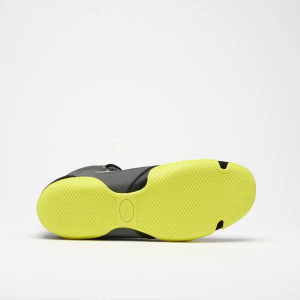 Ghete de Lupte Leone Premium Negru/Galben [6]