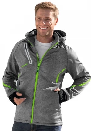 Jacheta Softshell Function ERIMA Gri/Verde [2]