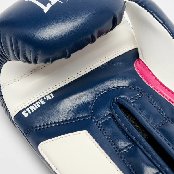 Manusi de Box LEONE Stripe 47 Albastre [6]