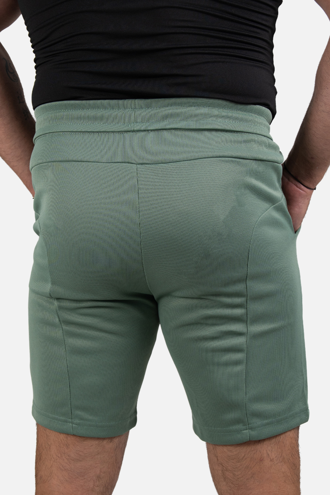 Pantaloni scurti FITSKIN Titan Core Essentials Urba Sage [2]