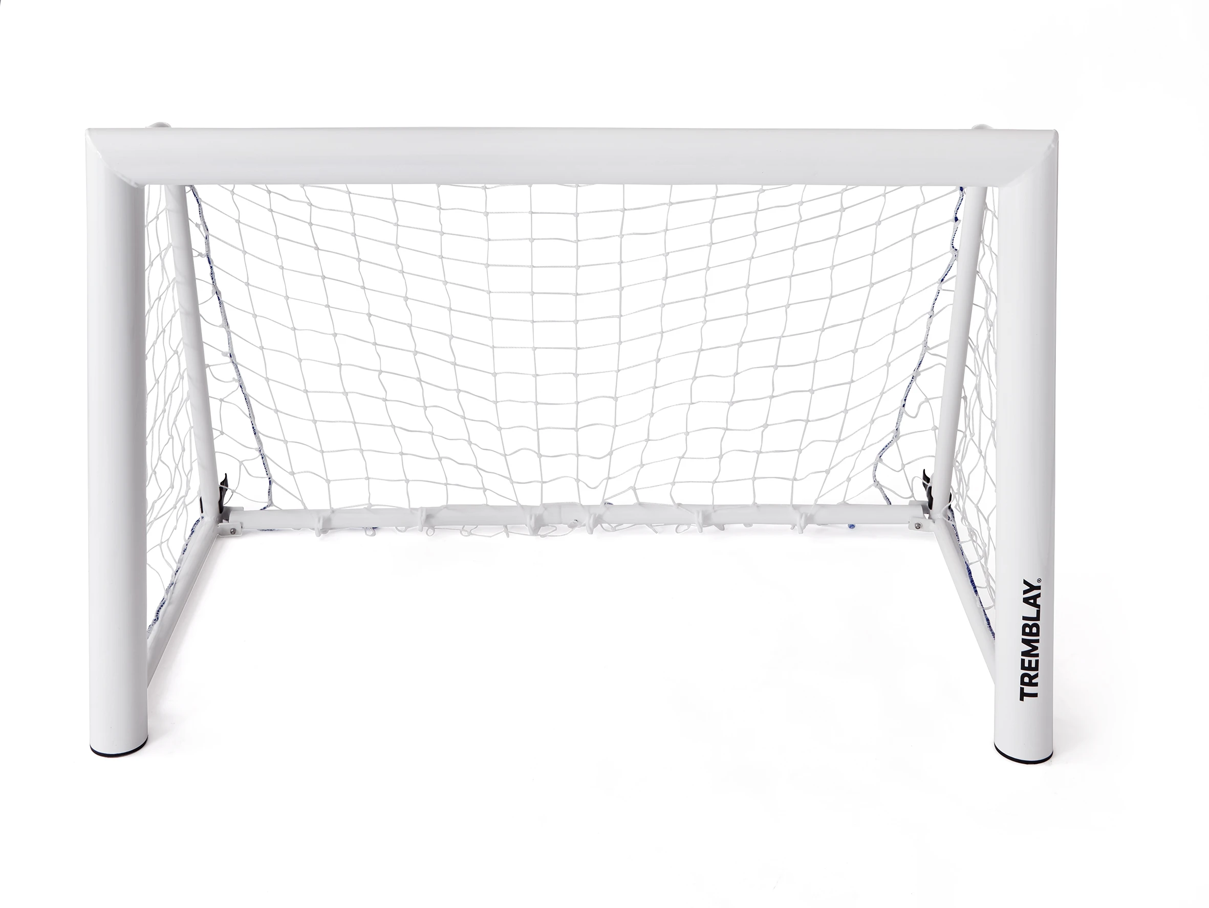 Poarta de Fotbal din Aluminiu Pliabila Alba [1]