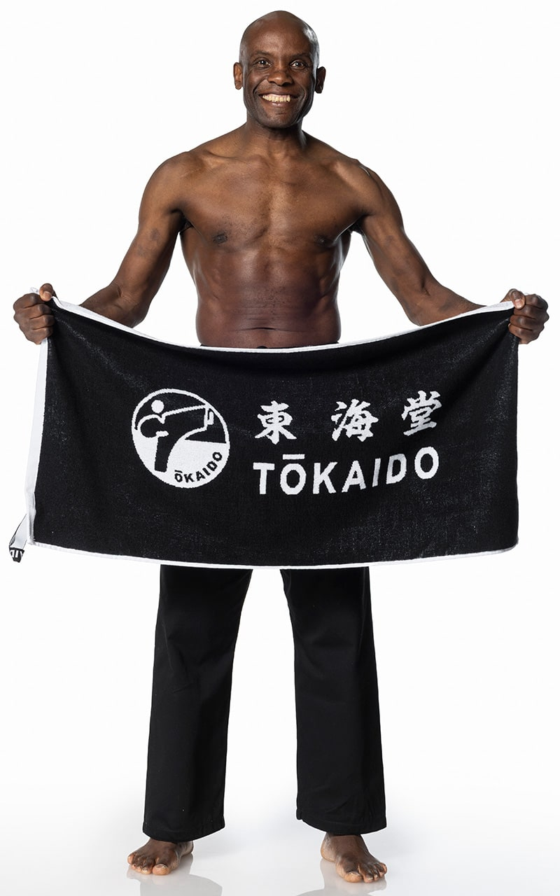Prosop TOKAIDO Karate Alb/Negru [1]