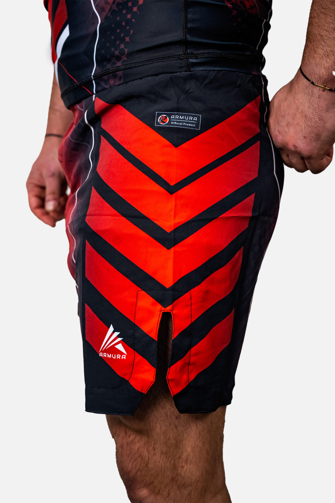 Short MMA ARMURA Kempo 3,0 Rosu Seniori [2]