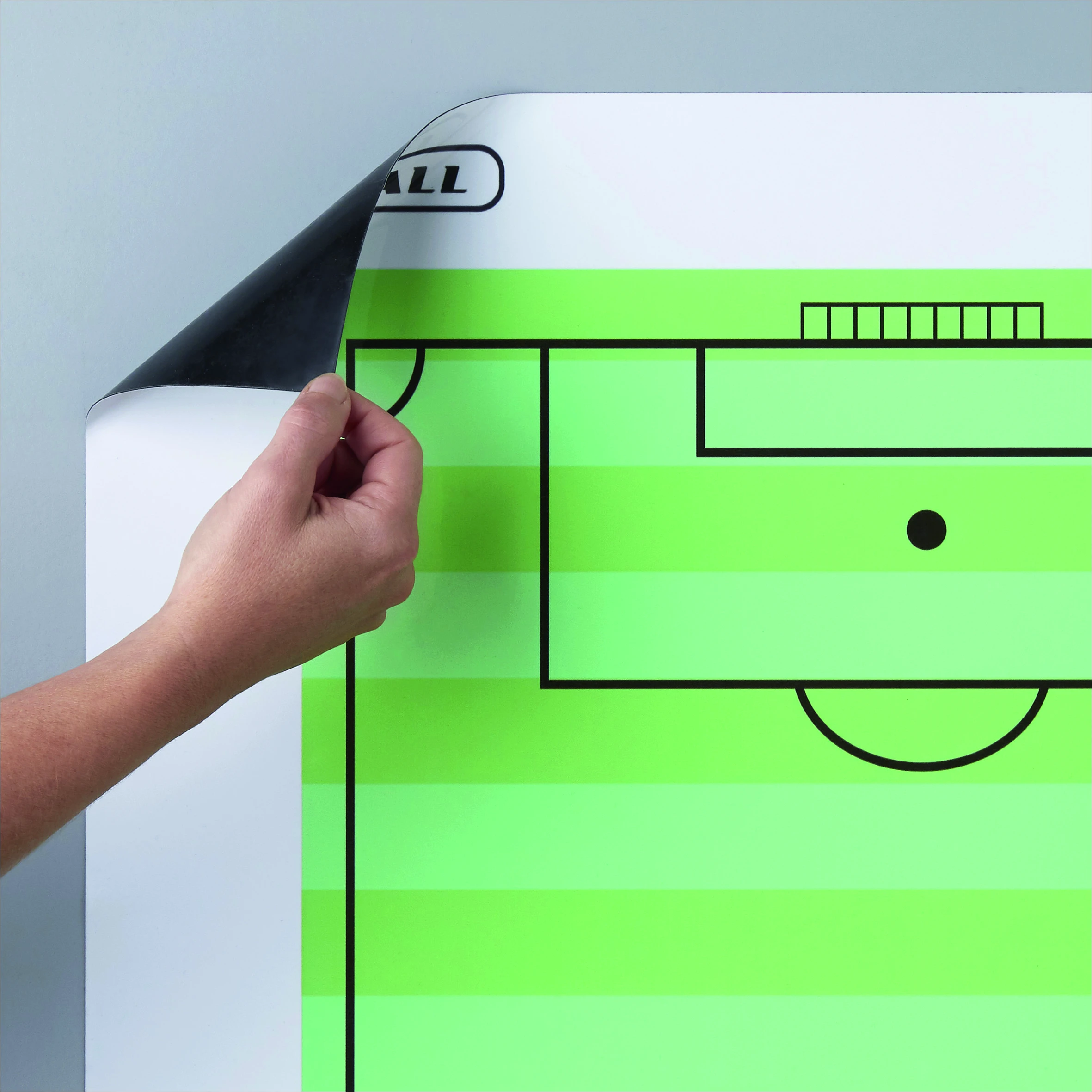 Tabla Magnetica Alba cu Prin Fotbal [2]