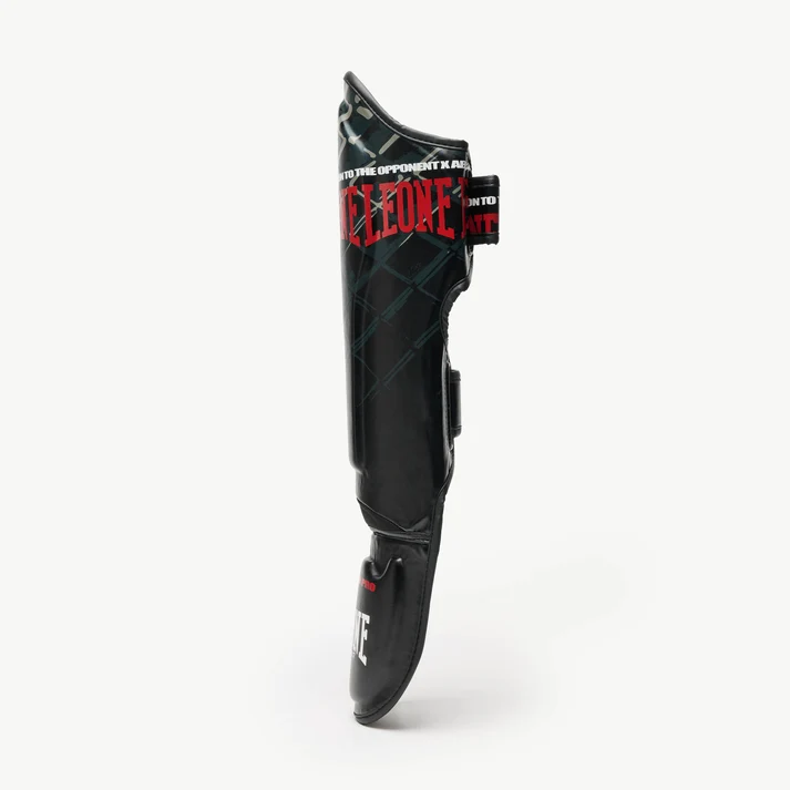 Tibiere MMA LEONE Cage Gri Inchis [3]