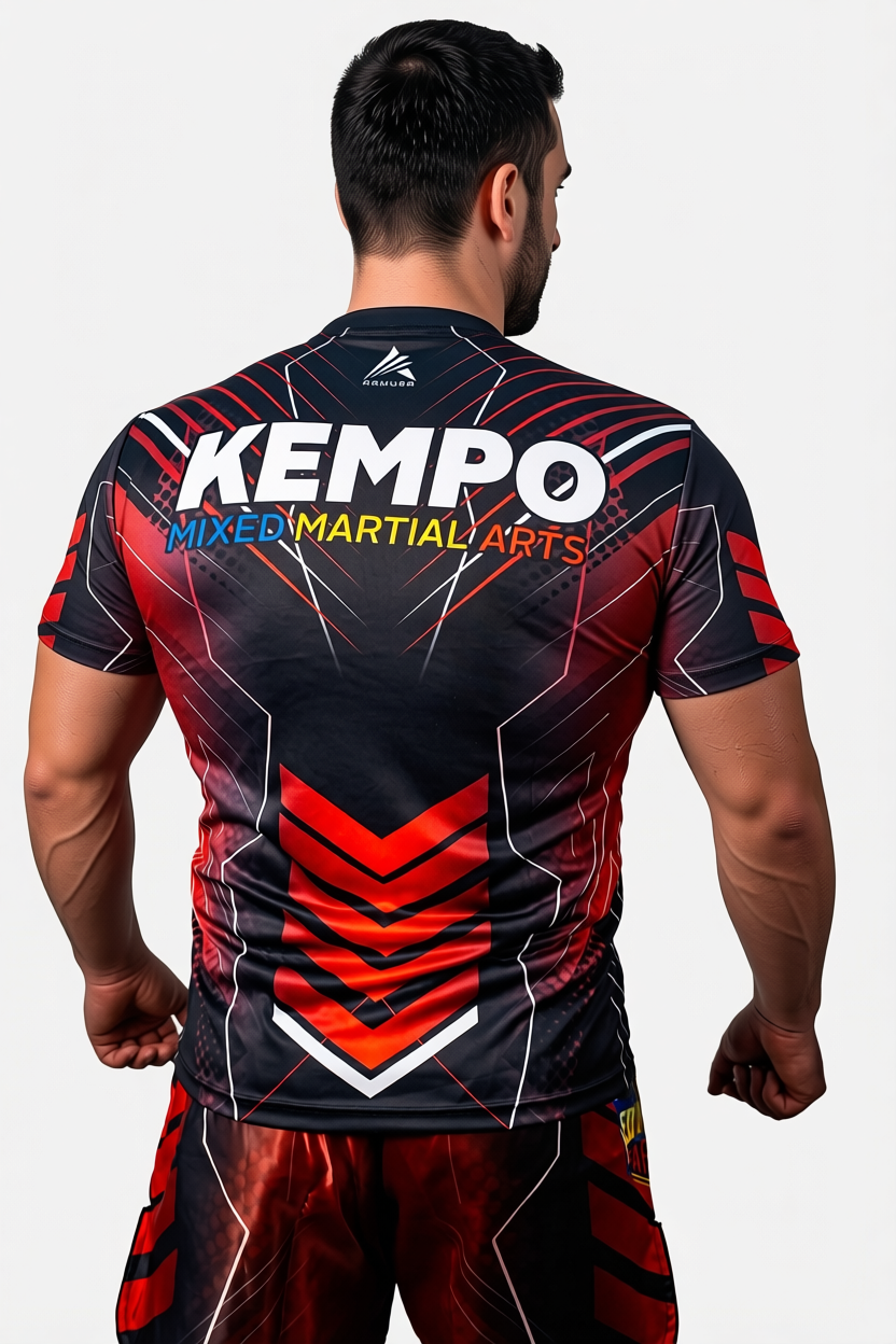 Tricou ARMURA Kempo 3.0 Rosu Seniori [1]