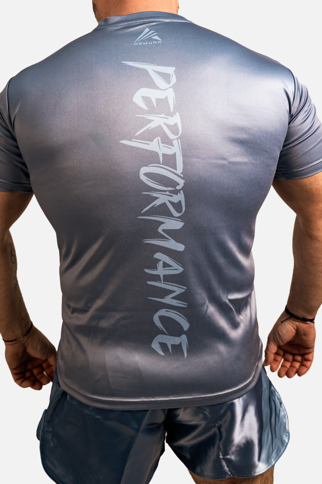 Tricou ARMURA Performance Gri Juniori [3]