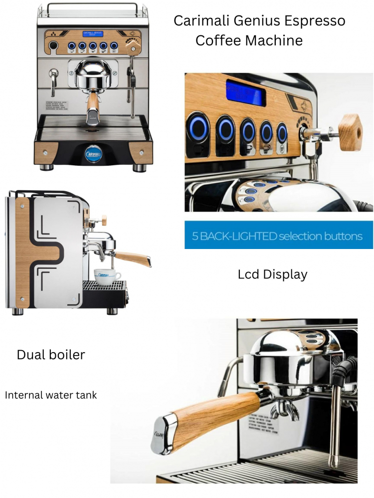 Espressor Profesional Carimali GENIUS 1 Grup/Inox [2]