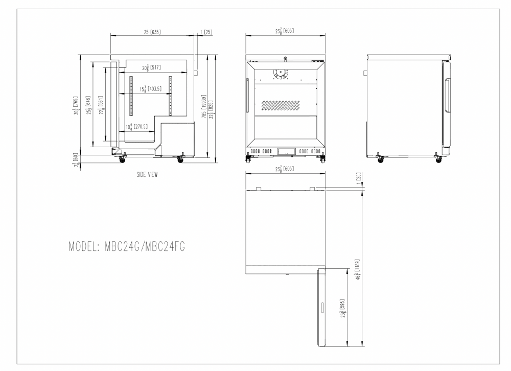Frigider Profesional Compact cu usa din Sticla [4]