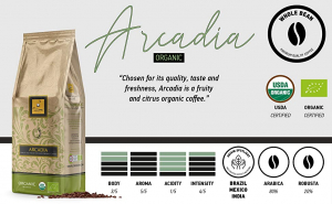 Cafea Filicori Zecchini, Arcadia Bio (Organic), 1 kg boabe [1]