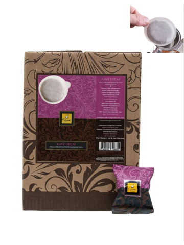 Cafea pentru acasa - Cafea decofeinizata KAVE  Cialde/Monodoze 100 Buc