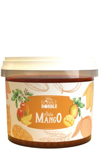 Bubble Boba Tea Syrup - Perle Boba Mango Galeata de 3.2 kg