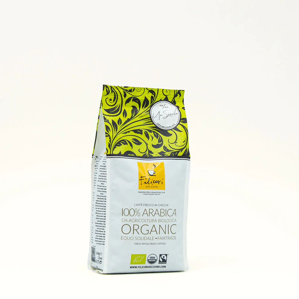 Cafea Bio/Organica - Cafea boabe Filicori 100% Arabica Bio 340g