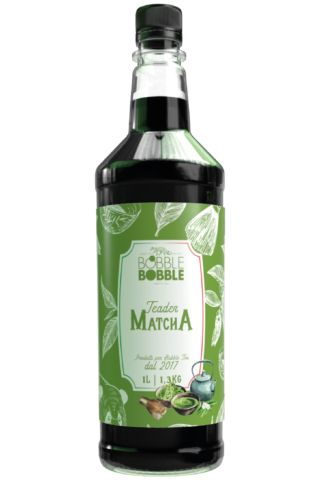 Bubble Boba Tea Syrup - Sirop Matcha Bobble 1.3 kg - 1L