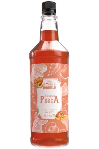 Sirop Piersica  Bobble Ambalaj 1.3 kg - 1L