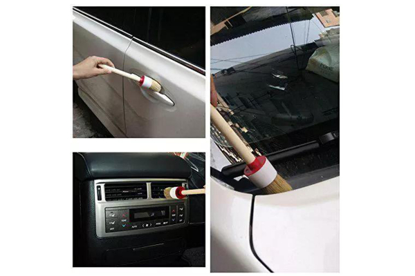 Set 5 perii pentru curatat interior auto [4]