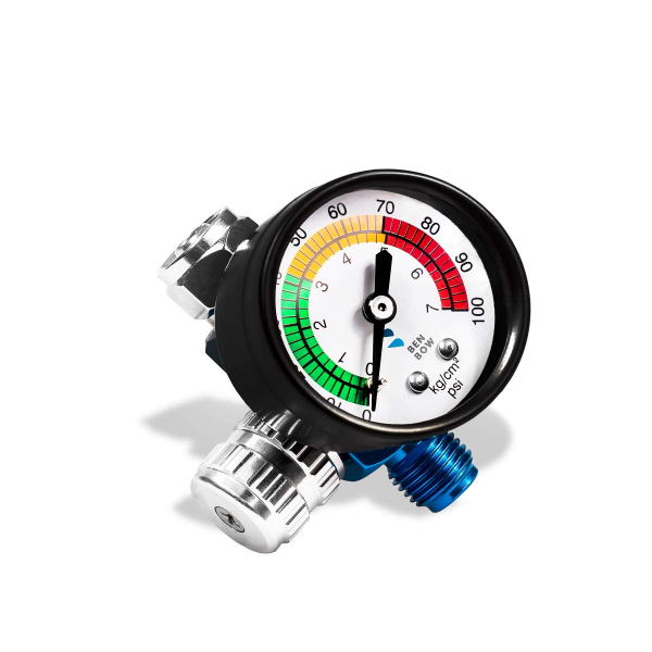 Regulator de presiune cu manometru profesional Benbow, 0-7 bari, 1/4” [2]