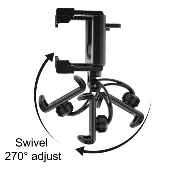 Suport telefon auto pe oglinda, 360 grade [4]