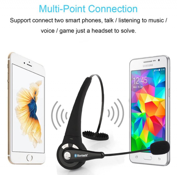 Cască de jocuri profesională Bluetooth fără fir universală pentru PS PC si telefoane inteligente [4]