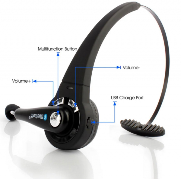 Cască de jocuri profesională Bluetooth fără fir universală pentru PS PC si telefoane inteligente [5]