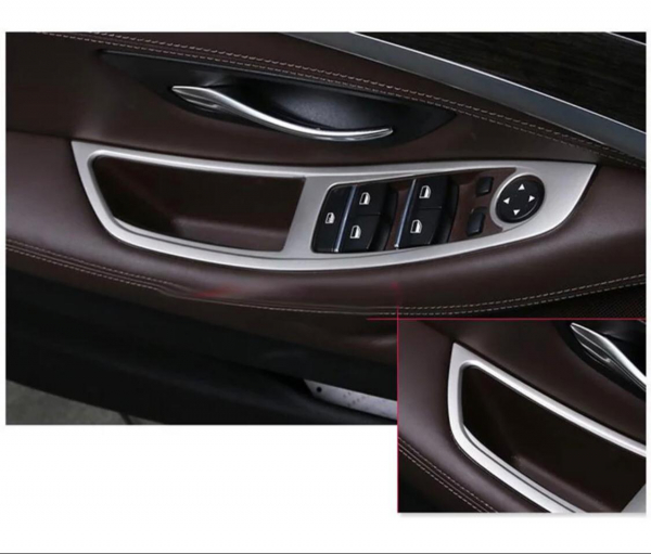 Set 4 piese ornament portiera din aliaj pentru BMW F10 seria 5  2011>2017 [5]