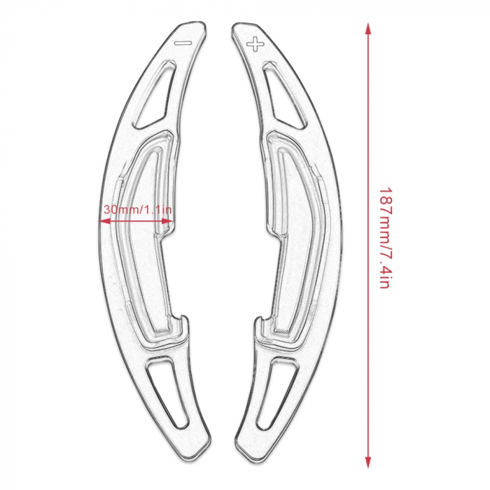Set 2 padele volan pentru BMW, Shift Paddle, BMW M2 M3 M4 M5 M6 X5 X6 [5]