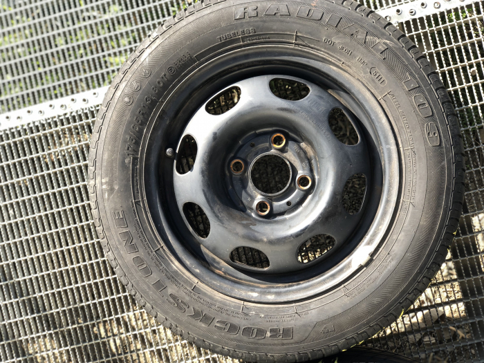 Roata rezerva VW sh 175/65 R13 80T vara Radial 8mm SH + 4x100 5.5JX13H2 ET43 6N0601027D [10]