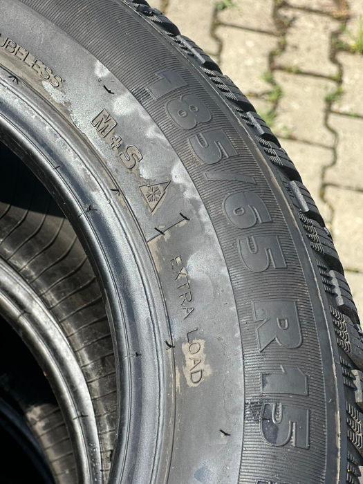 set 4 anvelope 185/65 R15 92T sh iarna Riken 7mm cu garantie  [6]
