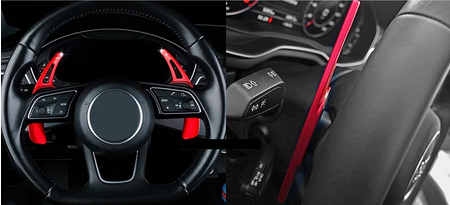 Set 2 padele volan pentru Audi, Shift Paddle, Audi A3 A4 S4 S5 A6 S6 C8 A7 A8 D5 Q5 Avant Quattro 2019 2020 2021 [3]