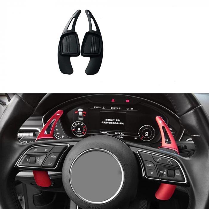 Set 2 padele volan pentru Audi, Shift Paddle, Audi A3 / S3 facelift A5 S5 2017 A4 B9 Q7 2016-2017 TT TTS [2]