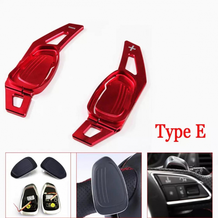 Set 2 padele volan pentru Audi, Shift Paddle, Audi S3 S5 S6 SQ5 RS3 RS6 RS [8]
