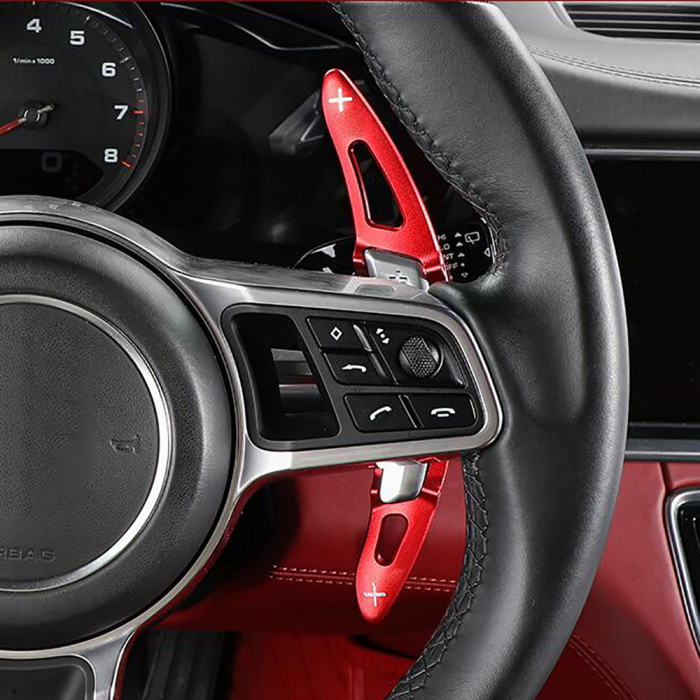 Set 2 padele volan pentru Porsche, Shift Paddle, Macan Cayenne 911 Carrera 991 Boxster/Cayman 718 Panamera 2016-2018 [5]