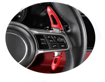 Set 2 padele volan pentru Porsche, Shift Paddle, Macan Cayenne 911 Carrera 991 Boxster/Cayman 718 Panamera 2016-2018 [6]