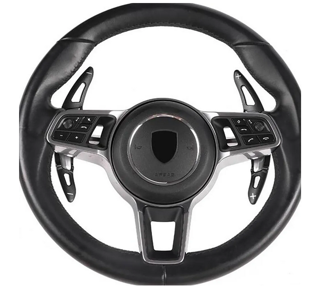 Set 2 padele volan pentru Porsche, Shift Paddle, Macan Cayenne 911 Carrera 991 Boxster/Cayman 718 Panamera 2016-2018 [4]