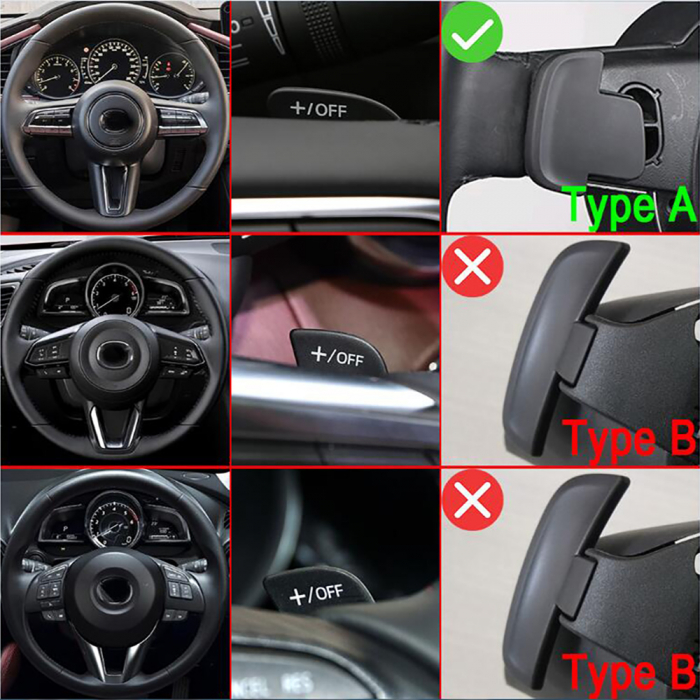 Set 2 padele volan pentru Mazda, Shift Paddle Mazda 3 CX30 CX-30 2020 2021 2022 [8]