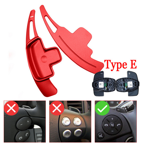 Set 2 padele volan pentru Mercedes-Benz, Shift Paddle W212 S212 C207 A207 X164 W221 R171 W251 W164 MB W204 X204 R230 [2]