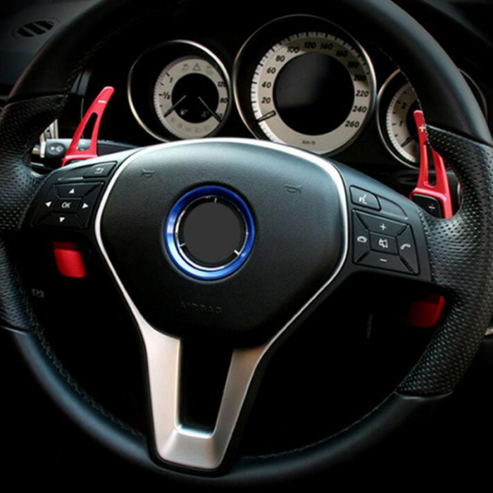 Set 2 padele volan pentru Mercedes-Benz, Shift Paddle, Benz A B E GLA GLK GL SLK R ML Class W176 W246 W212 X204 X166 [6]