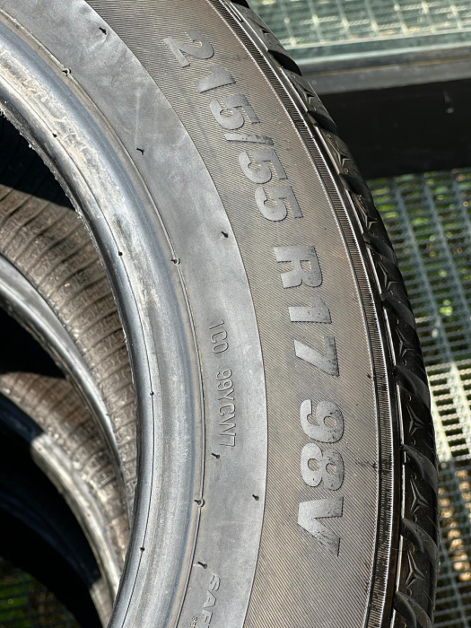set 4 Anvelope 215/55 R17 98V sh iarna Kumho 7.5mm cu garantie [7]