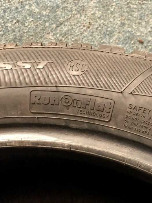 set 4 anvelope 225/55 R17 sh iarna Dunlop runflat 6mm cu garantie [3]