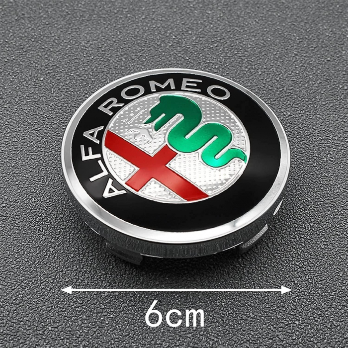 Set 4 Capace jante aliaj Alfa Romeo 60mm [4]
