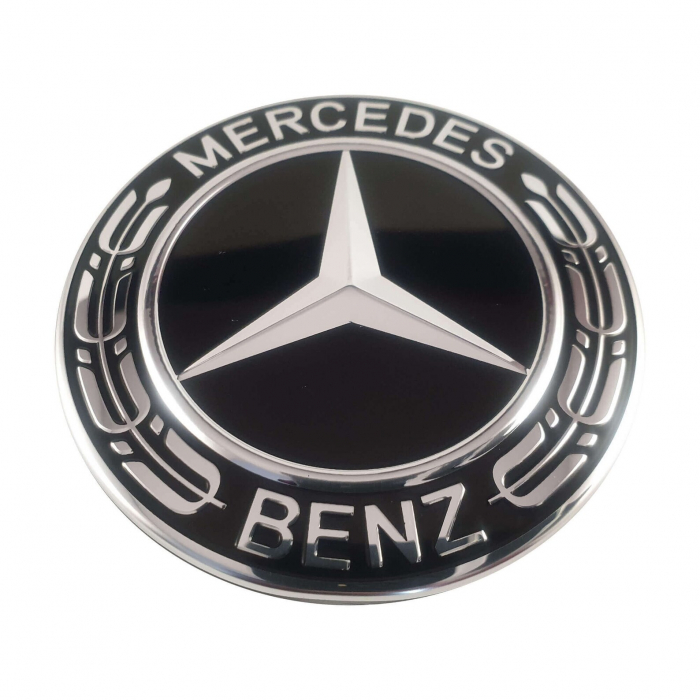 set 4 Capace jante aliaj Mercedes Benz 75mm crom A1714000025 [5]