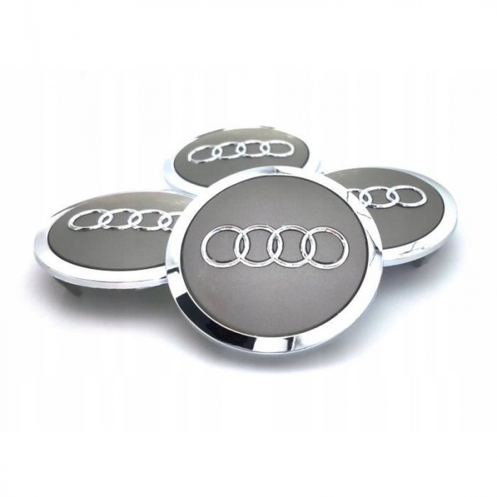 Set 4 capace jante aliaj roti Audi 69mm 4B0601170A [2]