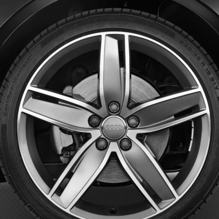 Set 4 capace jante aliaj roti Audi 77mm 4L0601170 [7]